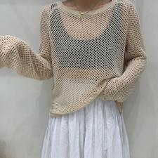 新品丝麻针织，女装，BAIBIANYIYI