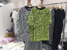 2021夏季斑马纹跑量T，女装，E.FAXIAN伊发现