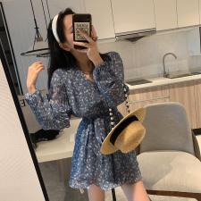 碎花连体裙裤，女装，XTZ style
