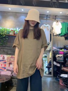 夏季新款 大版纯亚麻上衣,女装,月光水岸