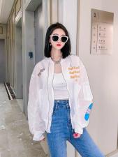 AX9603新款炸街圆领之母印花防晒衣，女装，L·H·X