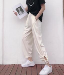 夏季超薄针织哈伦裤,女装,1+1 MAIN ROAD