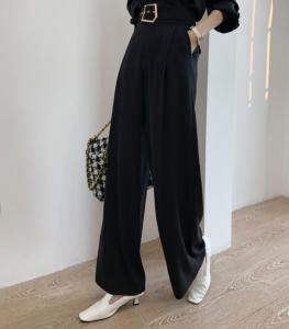 2021春季新品 高腰显瘦阔腿长裤，女装，M&VC