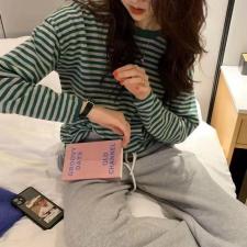 2021春季条纹毛衣，女装针织衫/毛衣，LMNC