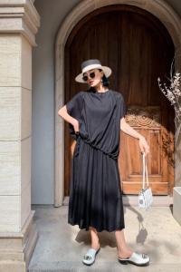 设计师小众宽松法式肌理感 上衣+半身裙套装2021,女装半身裙,TS