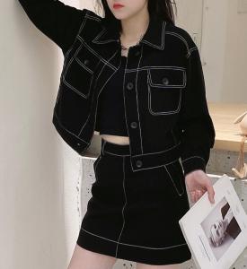 时尚潮流休闲工装套装,女装职业装,G&F港孚