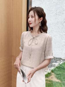 新款，小格子上衣,女装,红利秀雅
