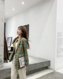 格子西装,女装西装,浪漫E点