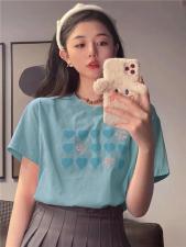 丝光爽滑棉T，女装，IEC