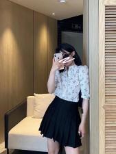 复古风碎花套装，女装职业装，ZIA