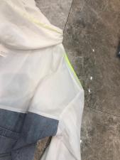 排单款爆版牛仔拼接防晒服，女装，金地雪