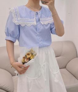 夏季新款韩版时尚小衫,女装,依洛菲