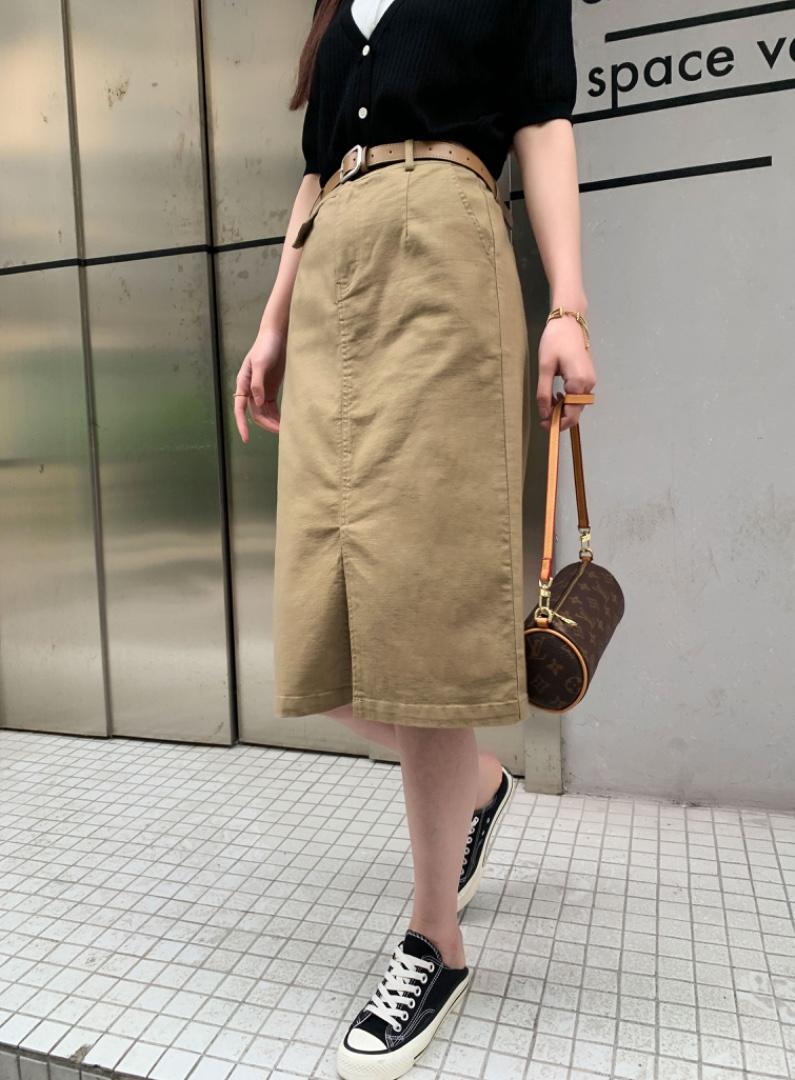 【现货】夏季新款兜盖半裙，女装半身裙，淳·清衣社