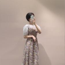 【现货】碎花裙天丝面料垂感很好，女装，嘉乐馨秀(8F)