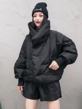 SGH2095欧范围脖领刺绣印花小众百搭百分百羽绒外套，女装，L·H·X