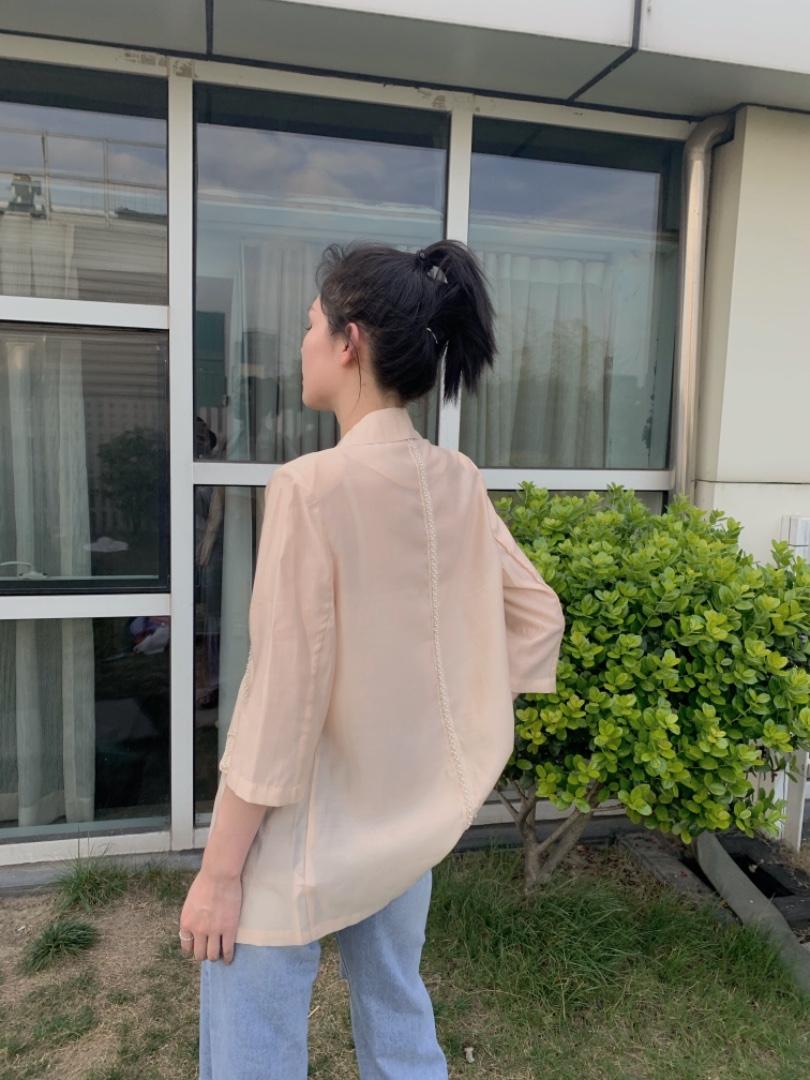 珍珠西装防晒外套，女装西装，DS-1