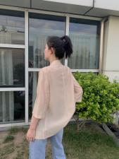珍珠西装防晒外套，女装西装，DS-1