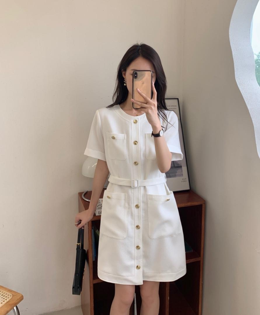 小香风连衣裙，女装连衣裙，Y·Ben悦本