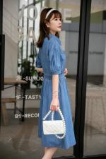 （现货）牛仔连衣裙，女装连衣裙，伊娜蕾尔