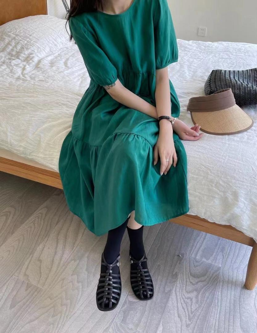 现货：天丝棉连衣裙，女装连衣裙，拉嘉图