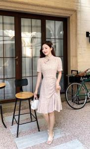 【现货】夏季新款 雪纺改良旗袍,女装婚纱/旗袍/礼服,芷炫