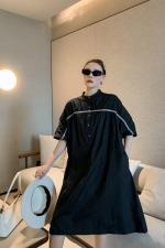 棉布休闲连衣裙，女装连衣裙，YUSIJIA 雨思佳