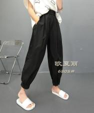 全棉休闲裤，女装休闲裤，欧夏丽