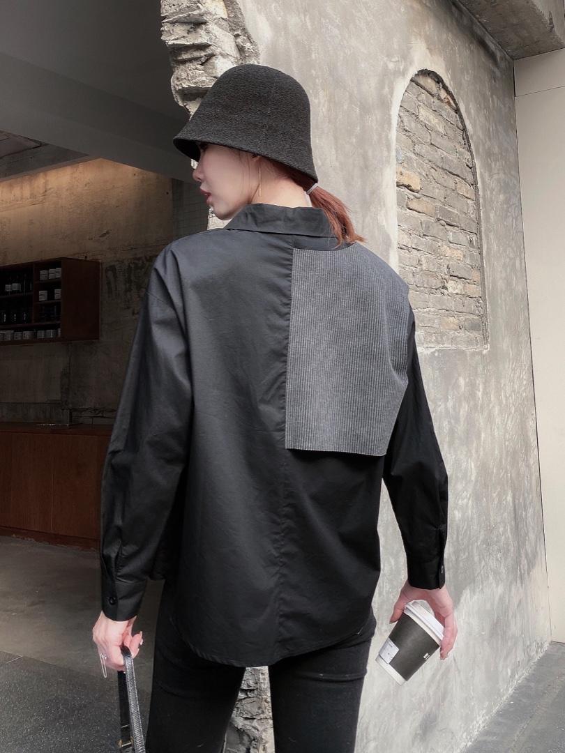 个性假二件套衬衫，女装衬衫，名莹