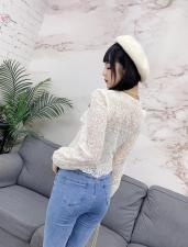 打底百搭蕾丝小衫SML，女装，艾涵