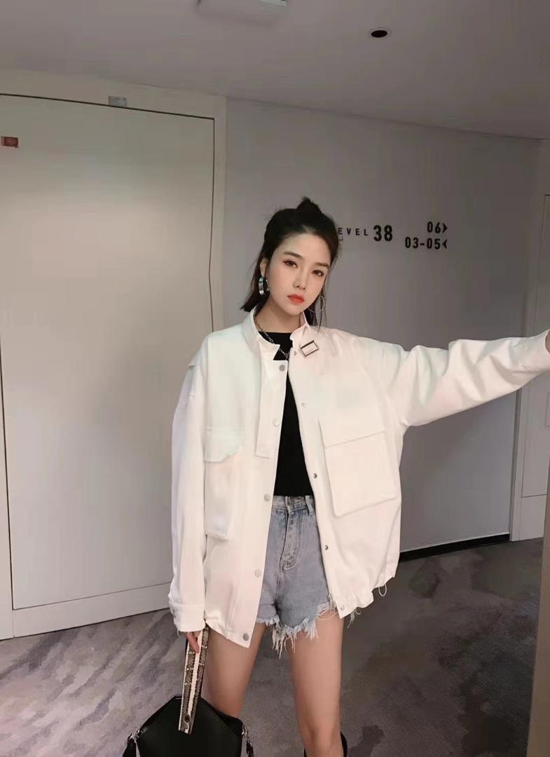 春季派克风衣，女装风衣，玉米青豆