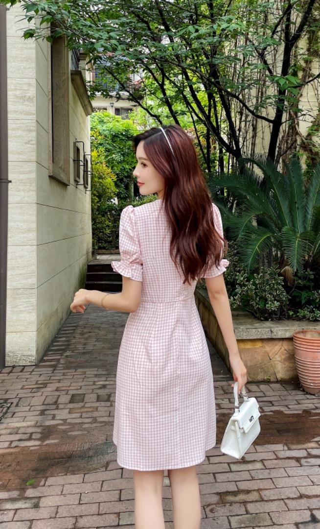 夏连衣裙，女装连衣裙，玉璟晞