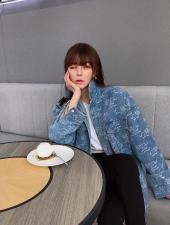2021年春款牛仔外套，女装，尚映