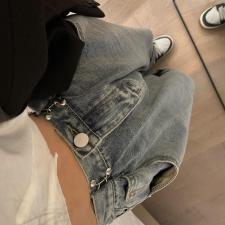 79173腰扣牛仔裤，女装牛仔裤，XTZ style