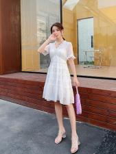 《现货》夏季新款重工订珠韩版连衣裙，女装连衣裙，宫廷韵色