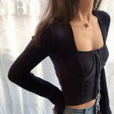 87309方领打底衫，女装，XTZ style