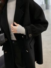 冬季新款双面羊绒大衣，女装，拉嘉图