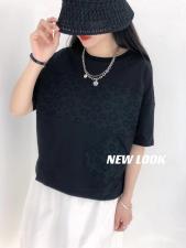 短袖T恤简约圆，女装T恤，桔子酱女孩