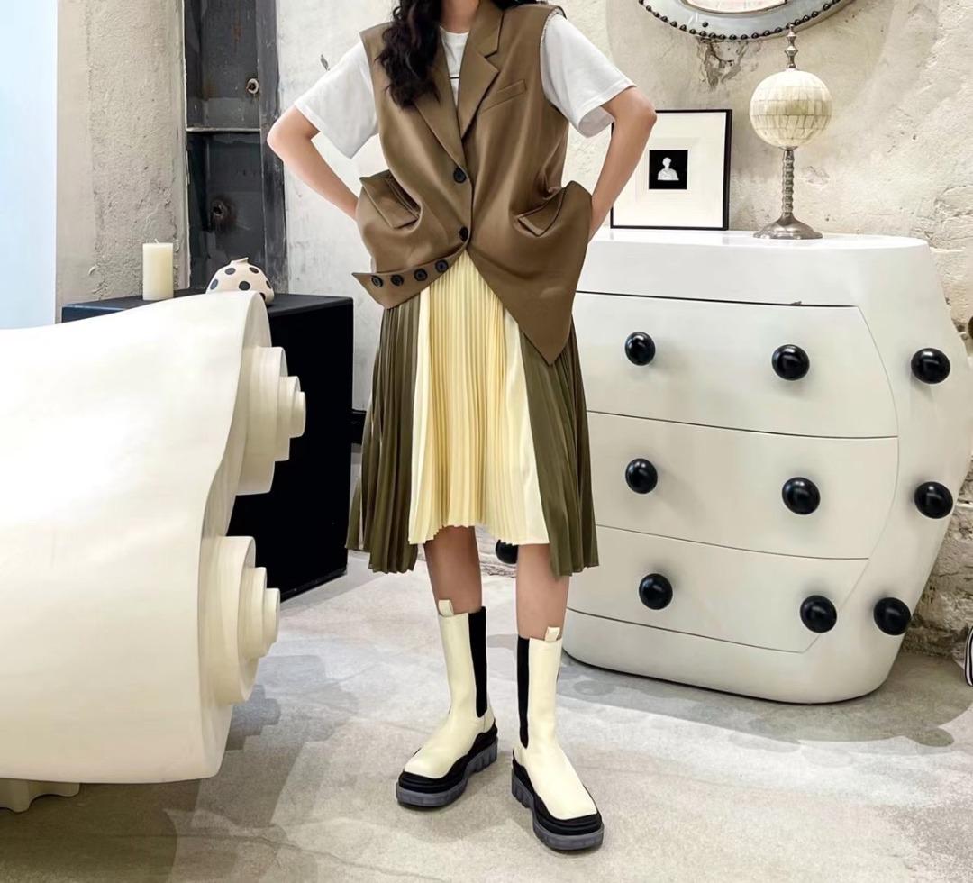 设计师款翻扣马甲，女装马夹，JY.OUBEN