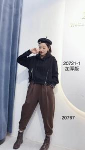 【现货】加厚双拉链连帽卫衣,女装卫衣/绒衫,億亿铭品