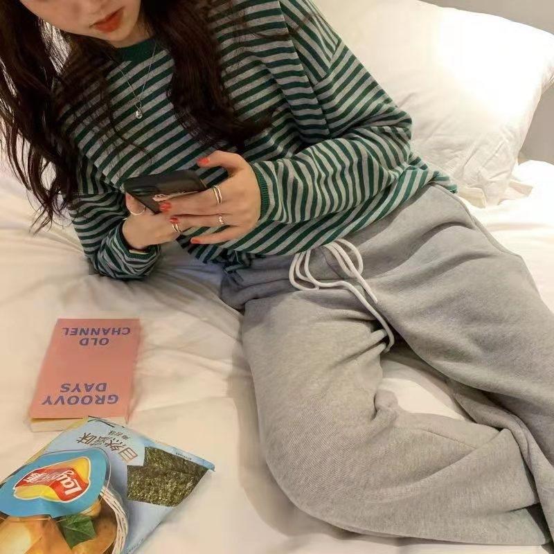 2021春季条纹毛衣，女装针织衫/毛衣，LMNC
