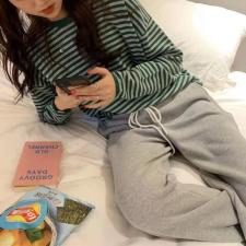 2021春季条纹毛衣，女装针织衫/毛衣，LMNC