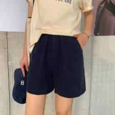 【现货】天丝亚麻纯色简约短裤巨好穿，女装，Seawhen海维恩