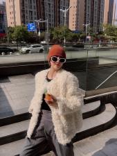 羊羔毛、养卷毛，女装，知原