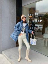 9867款90白鸭绒 四层保暖结构放心品质舒心穿着冬季，女装，蓝衣可