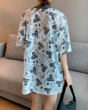 稻草人v领大T恤，女装T恤，斐媞梦