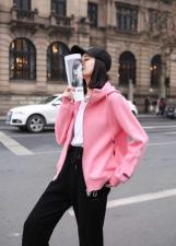 春款爱心带帽开衫，女装，魅力可诗