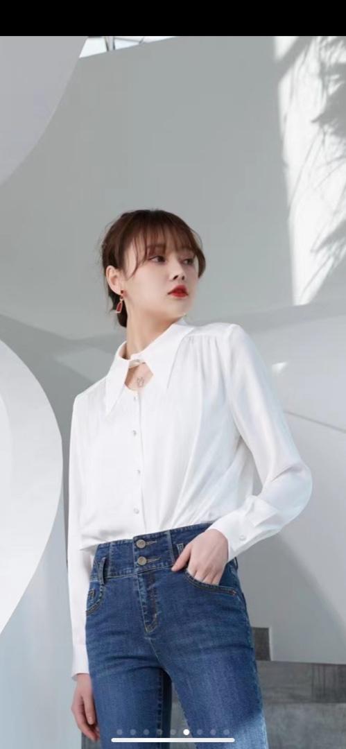 春季新款轻奢知性时尚百搭款衬衫，女装衬衫，可艺尚