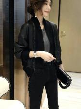 DG822欧货潮流皮衣，女装皮衣，L·H·X