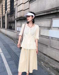 夏季新品，洗水棉小衫,女装,依纤