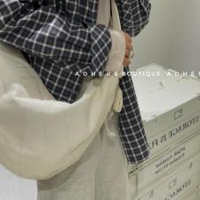 现货宽松格子衬衣精梳面料手感，女装，ADHERE